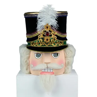 PRE-ORDER 15" Nutcracker Head Tree Topper or Tabletop Christmas Decor *SHIPS 9/2026* NEW 2026