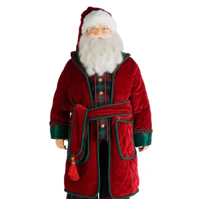 PRE-ORDER 34.5" Merry and Magnificent Santa In Pjs Christmas Decor *SHIPS 9/2026* NEW 2026