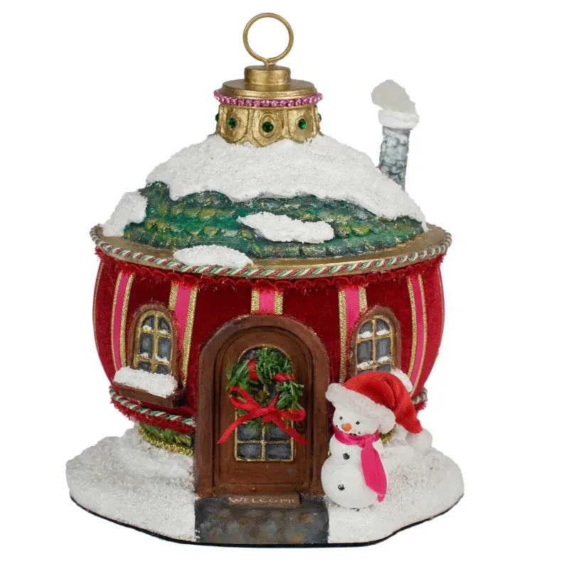 PRE-ORDER 8.8" Ornament House Tabletop By: Katherine's Collection *SHIPS 9/2026* NEW 2026