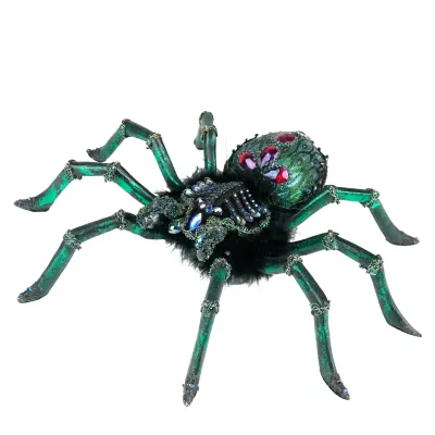 PRE-ORDER 15" Large Spider Tabletop and Wall Hanging Halloween Decor *SHIPS 8/2026* NEW 2026