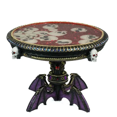 PRE-ORDER 8.3" Kiss of Death Cake Stand Halloween Decor *SHIPS 8/2026* NEW 2026