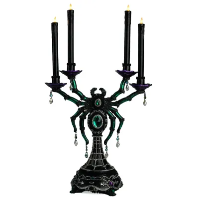 PRE-ORDER 26" Spider Candelabra Halloween Decor *SHIPS 8/2026* NEW 2026