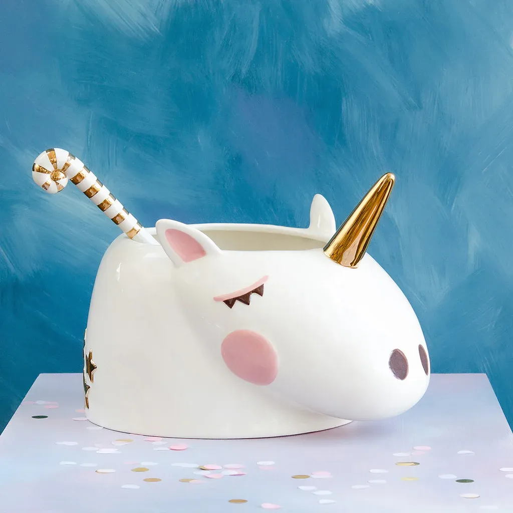 Glitterville Unicorn Punch Bowl
