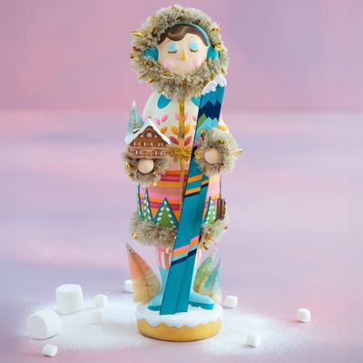 15" Beba Nutcracker Tabletop Here We Come A Waffling Christmas Decor Glitterville *SHIPS WITHIN 10 DAYS* NEW 2025