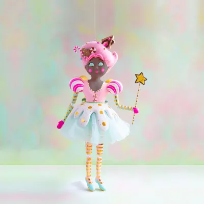 72" Black AA Sugar Plum Pixie Display Christmas Decor Glitterville *SHIPS WITHIN 10 DAYS* NEW 2025