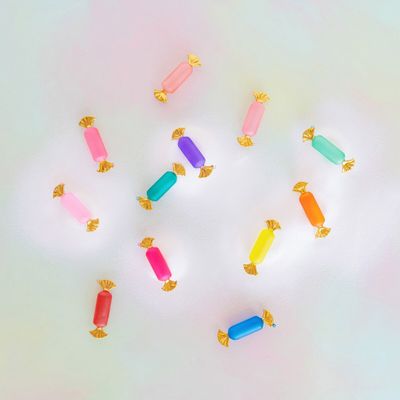 Sugar Plum Taffy Candy Ornament Set Of 12 Christmas Decor Glitterville *SHIPS WITHIN 10 DAYS* NEW 2025