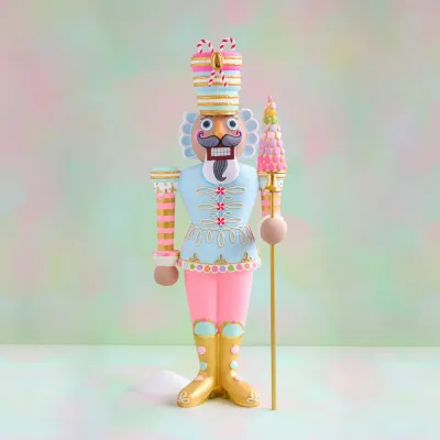 58" Brown AA Major Macaron Display Christmas Decor Glitterville *SHIPS 10/2026* NEW 2025