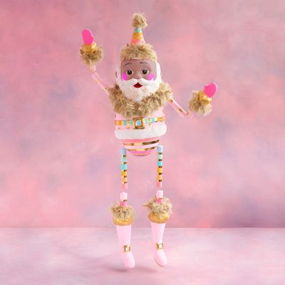 72" Brown AA Rainbow Papa Noel Display Christmas Decor Glitterville *SHIPS 10/2026* NEW 2025