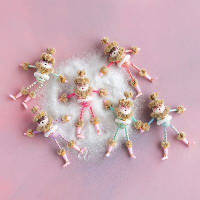 6.5" BLACK/BROWN AA Rainbow Papa Noel Ornaments Set Of 6 Christmas Decor Glitterville *SHIPS 10/2026* NEW 2025