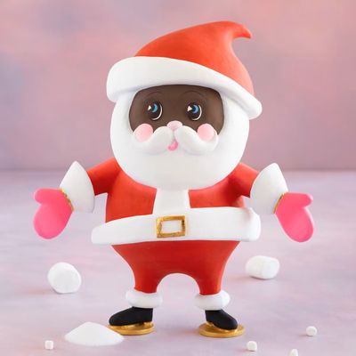 Black AA Baby Papa Noel, Tabletop Christmas Decor Glitterville *SHIPS 10/2026* NEW 2025