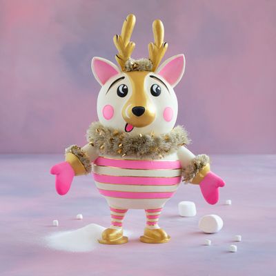 22" Little La Renne Tabletop Christmas Decor Glitterville *SHIPS 10/2026* NEW 2025