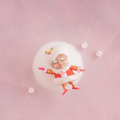 Brown AA Mini Madame Ornament Christmas Decor Glitterville *SHIPS 10/2026* NEW 2026