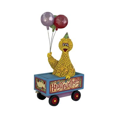 PRE-ORDER Big Bird Birthday Train By: Sesame Street Jim Shore *SHIPS 11/2026* NEW 2026