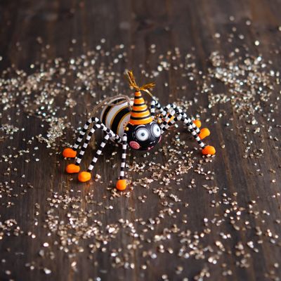 6" Spinderella The Spider Ornament Set Of 2 Halloween Decor Glitterville *SHIPS 9/2026* NEW 2026