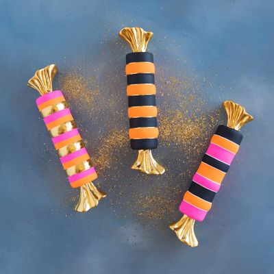 15" Halloween Taffy Display Set Of 3 Halloween Decor Glitterville *SHIPS WITHIN 10 DAYS* NEW 2026