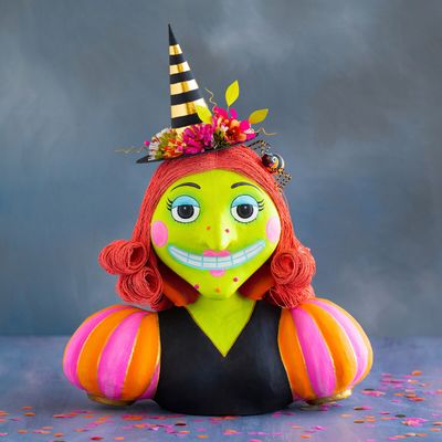28" Itchy Witchy Bust Display Halloween Decor Glitterville *SHIPS 9/2026* NEW 2026