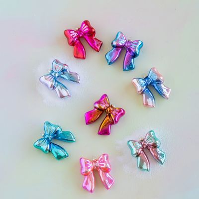 PRE-ORDER Ombre GloBow Ornaments Set Of 8 Christmas Decor Glitterville *SHIPS 10/2026 NEW 2026