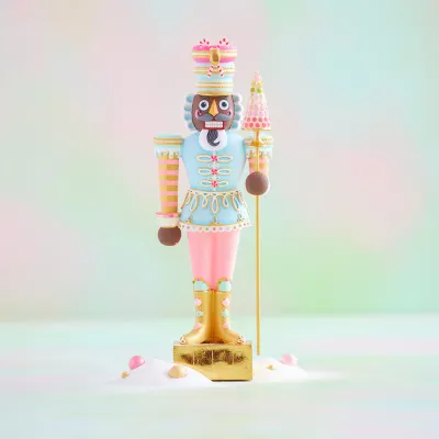 PRE-ORDER 19.5" Black AA Major Macaron Tabletop Christmas Decor Glitterville *SHIPS 10/2026* NEW 2025