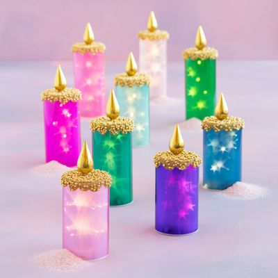PRE-ORDER Fabulous Flicker LED Candles Set Of 9 Christmas Decor Glitterville *SHIPS OCTOBER 2026* NEW 2026