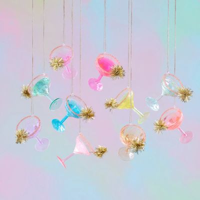 Sparkling Spirits Ornaments Set Of 10 Christmas Decor Glitterville *SHIPS WITHIN 10 DAYS* NEW 2025