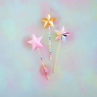 PRE-ORDER Large Rainbow Magic Wand Set Of 3 Christmas Decor Glitterville *SHIPS 10/2026* NEW 2026