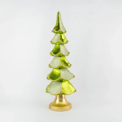 20" Green Tiered Tree Foam Christmas Decor *SHIPS WITHIN 10 DAYS* NEW 2024