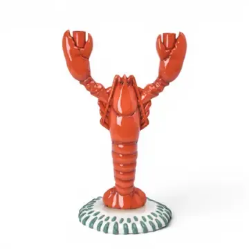 PRE-ORDER 14" Lobster Candle Holder Home Decorative Serve Ware *SHIPS 2/2027* NEW 2027