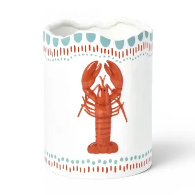 PRE-ORDER 6" Lobster Kitchen Utensil Jar Home Decorative Serve Ware *SHIPS 2/2027* NEW 2027