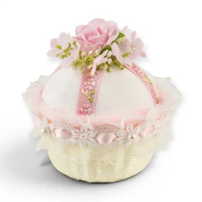 PRE-ORDER 3.5" Mini Yellow Cake Set Of 2 Easter Decor *SHIPS 2/2027* NEW 2027