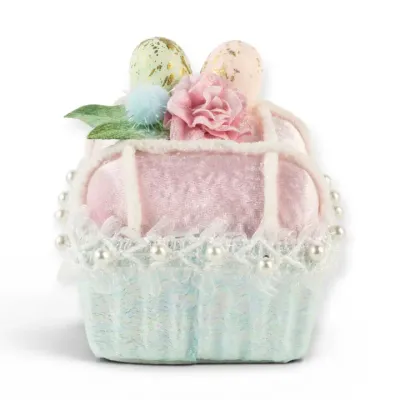 PRE-ORDER 4" Green Petit Four Set Of 2 Easter Decor *SHIPS 2/2027* NEW 2027