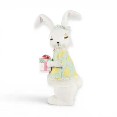 PRE-ORDER 24" Bunny With Yellow &amp; Green Jacket Easter Decor *SHIPS 2/2027* NEW 2027