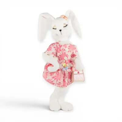 PRE-ORDER 36" Sassy Bunny In Pink Dress Jacket Easter Decor *SHIPS 2/2027* NEW 2027