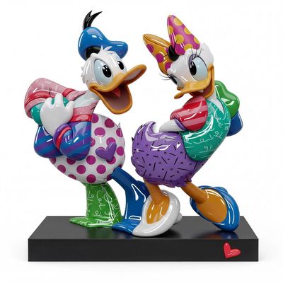 PRE-ORDER Daisy &amp; Donald In Love By: Romero Britto Jim Shore *SHIPS 11/2026 NEW 2026