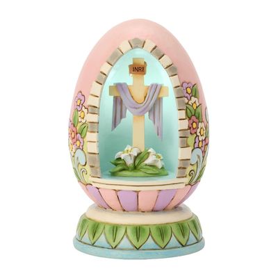 PRE-ORDER Easter Rejoice LED Egg Diorama By: Heartwood Creek Jim Shore *SHIPS 12/2026 NEW 2026