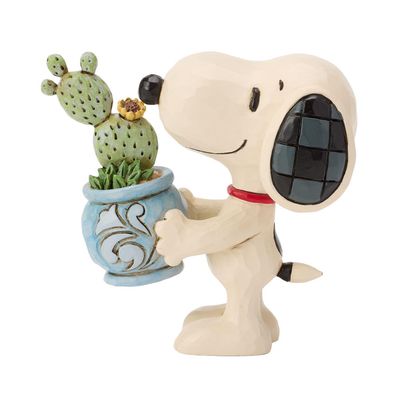 PRE-ORDER Snoopy With Cactus Mini By: Peanuts Jim Shore *SHIPS 12/2026 NEW 2026