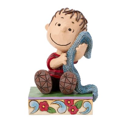 PRE-ORDER Linus Sitting With Blanket By: Peanuts Jim Shore *SHIPS 12/2026 NEW 2026
