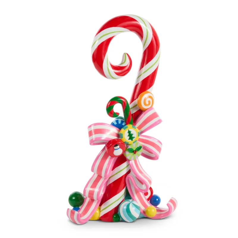 PRE-ORDER 33" Candy Cane with Bow and Candy *SHIPS 9/2026* NEW 2026