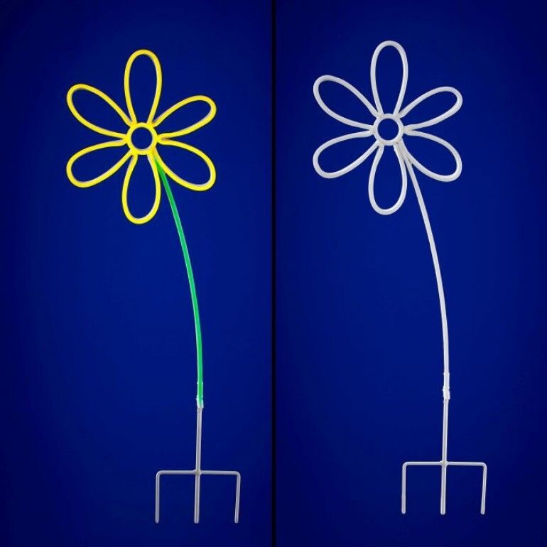 PRE-ORDER 36" LED METAL DAISY TUBE Easter Decor *SHIPS 2/2027* NEW 2027
