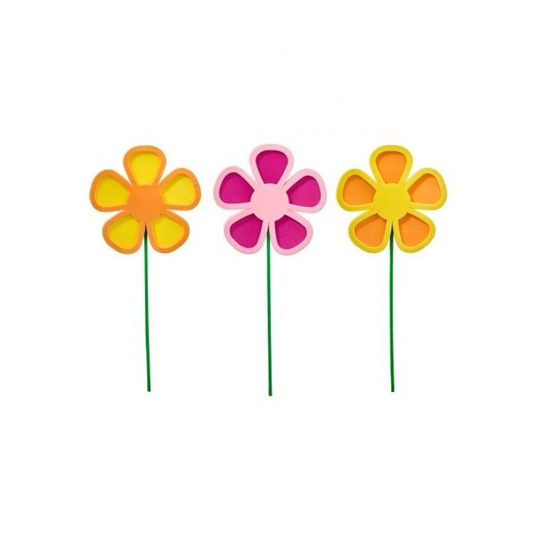 PRE-ORDER 54" FOAM DAISY STEM SET Of 3 Easter Decor *SHIPS 2/2027* NEW 2027