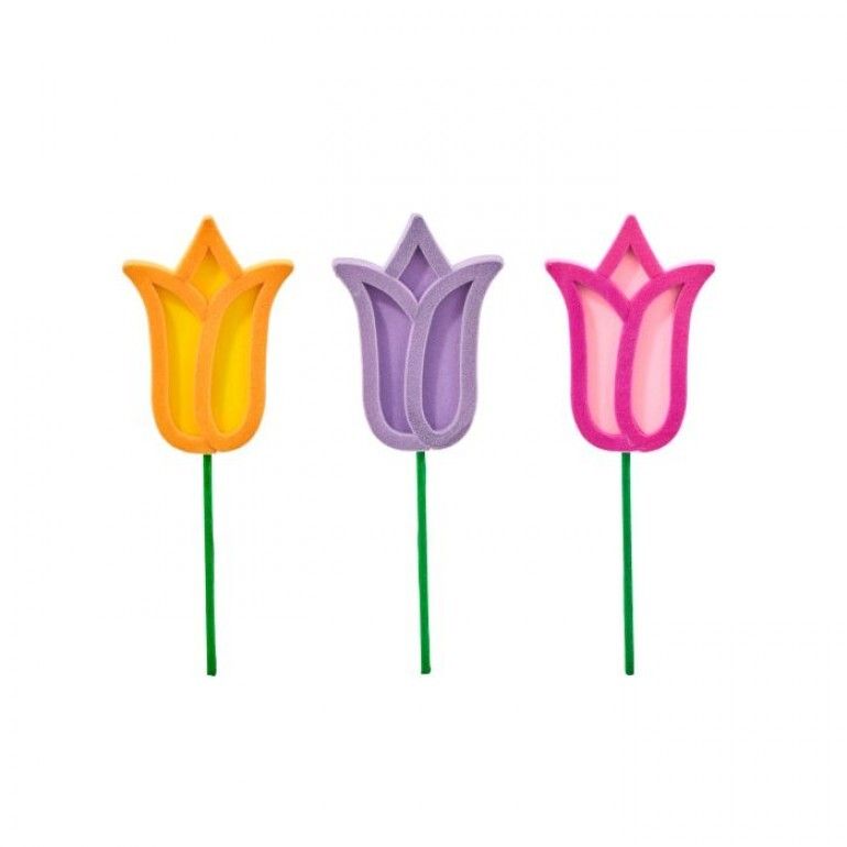 PRE-ORDER 24" FOAM TULIP STEM SET Of 3 Easter Decor *SHIPS 2/2027* NEW 2027