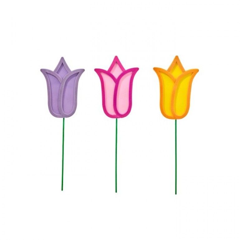PRE-ORDER 54" FOAM TULIP STEM SET Of 3 Easter Decor *SHIPS 2/2027* NEW 2027