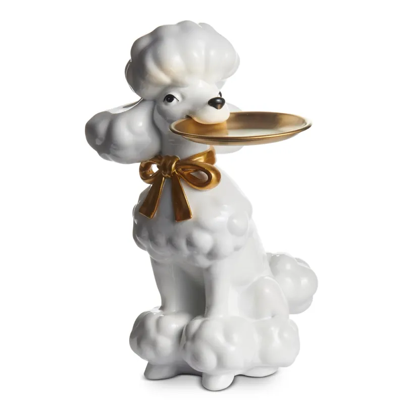 PRE-ORDER 11" French Poodle Butler Summer Decor *SHIPS 2/2027* NEW 2027