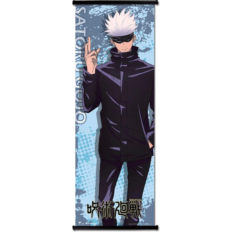 Jujutsu Kaisen Gojo Human Size Wall Scroll By: Great Eastern Entertainment *SHIPS WITHIN 15 DAYS*
