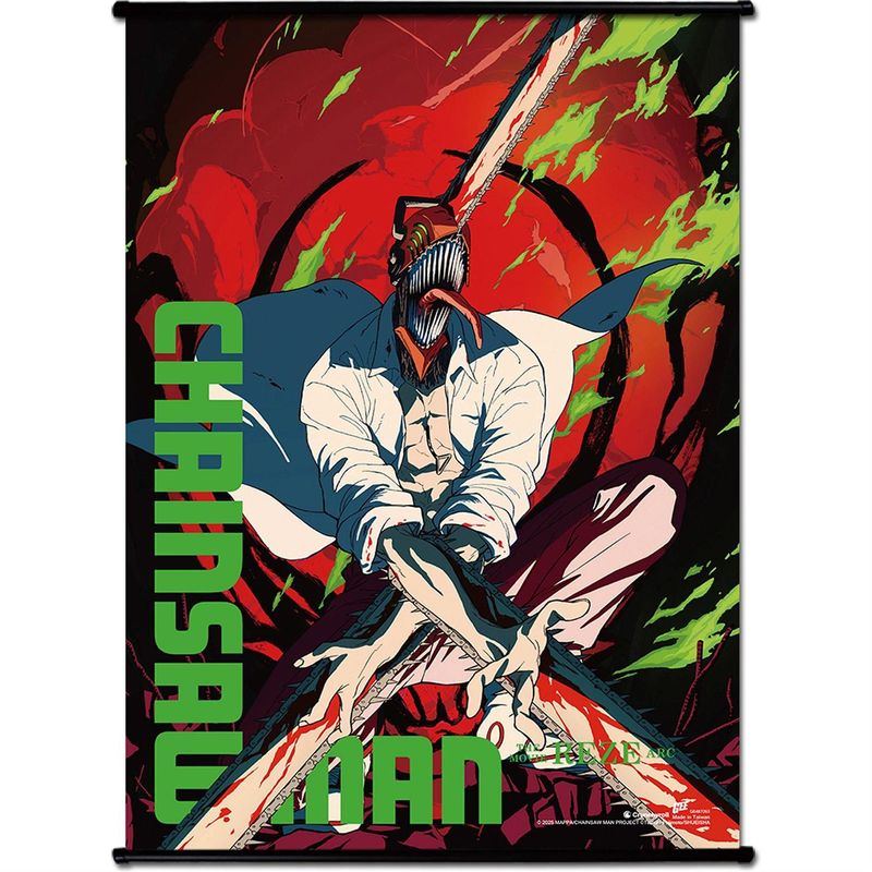 Chainsaw Man The Movie Reze Arc Key Visual Wall Scroll By: Great Eastern Entertainment *SHIPS WITHIN 15 DAYS*