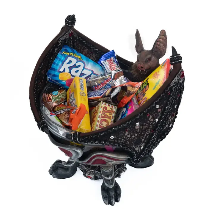 Eternal Devotion Bat Bowl By: Katherine's Collection *SHIPS WITHIN 10 DAYS*