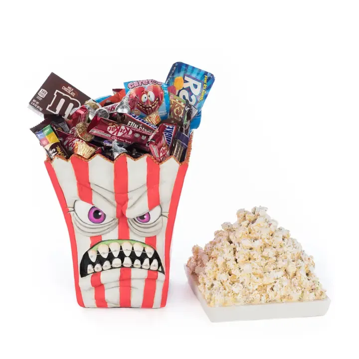 Cranky Kernels Popcorn Bag Candy Container By: Katherine's Collection *SHIPS WITHIN 10 DAYS*