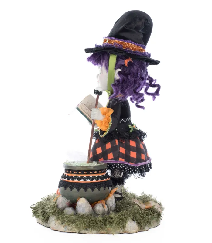 Poppy Broomson Witch Tabletop By: Katherine's Collection *SHIPS WITHIN 10 DAYS*