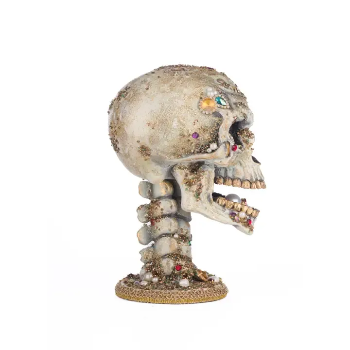 Treacherous Treasure Tall Skull Tabletop By: Katherine's Collection *SHIPS WITHIN 10 DAYS*