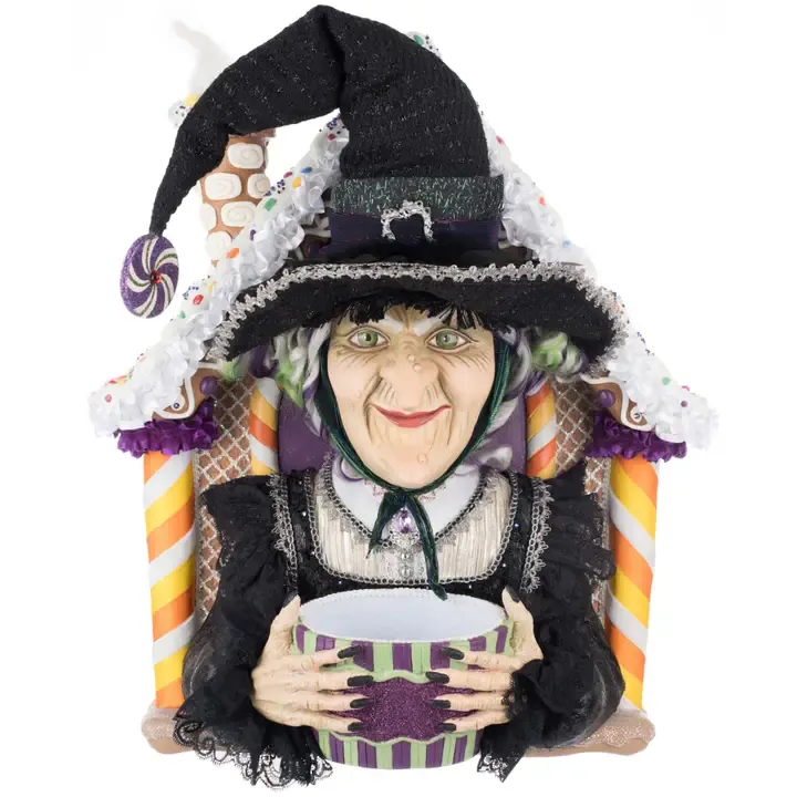 Ginger Witch with Bowl By: Katherine's Collection *SHIPS WITHIN 10 DAYS*