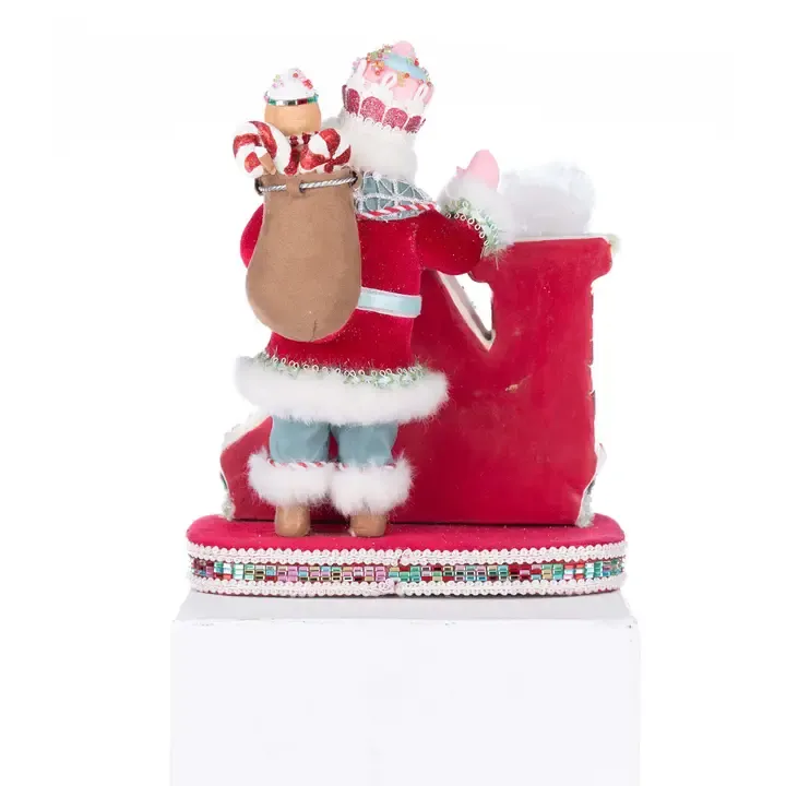 Sweet Delights Santa Stocking Holder By: Katherine's Collection *SHIPS WITHIN 10 DAYS*